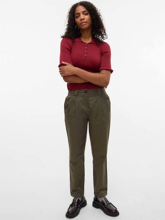 Vero Moda Damen Stoffhose in Gerader Beinlinie ...
