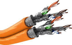 Goobay 75714 S/FTP Cat.7a Мрежов Кабел Ethernet 50м Оранжев