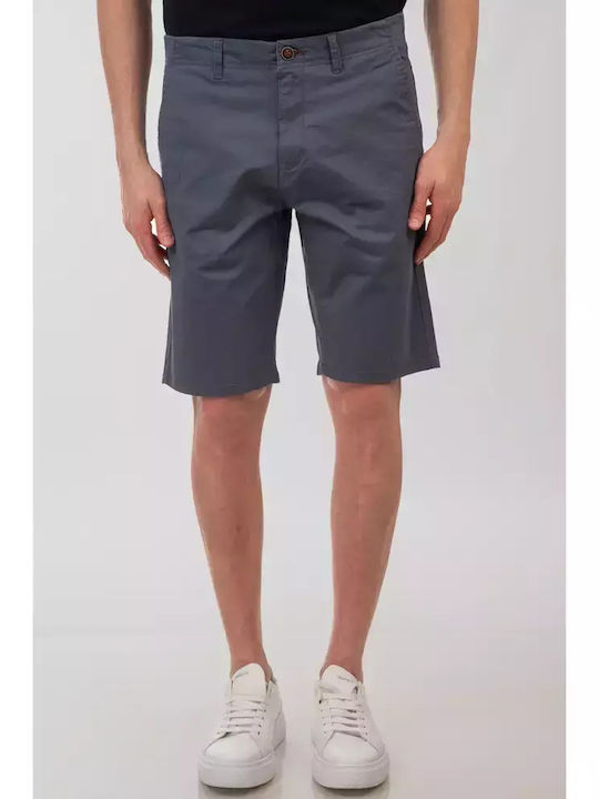Double Men's Shorts Chino Jet Blue