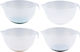 Bowl Stainless Steel Mixing Bowl with Diameter 23cm and Height 14cm.