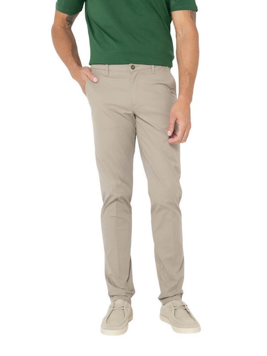 The Bostonians Trousers Chino Elastic Beige