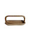 Artekko Wooden Decorative Platter Woody Brown 40x20x20cm