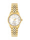 Caribe Womens Watch 31mm Battery with Gold Stainless Steel Bracelet