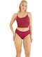 Βαμβακερά High Waist Women's Slip MultiPack Colorful
