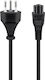 Goobay IEC C5 - IEC C5 Cable 1.8m Black (93960)