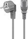 Goobay IEC C13 - IEC C13 Cable 2m Γκρι 50076