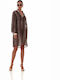 Bluepoint Women's Mini Caftan Beachwear Animal Print