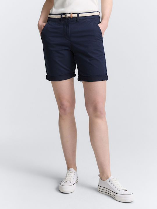 Tom Tailor Damen Bermuda Blau