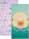 Kentia Float Kinder-Strandtuch Hellblau 140x70cm