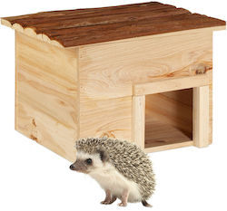 Wooden Hedgehog House 22.5 X 32 X 27 Cm