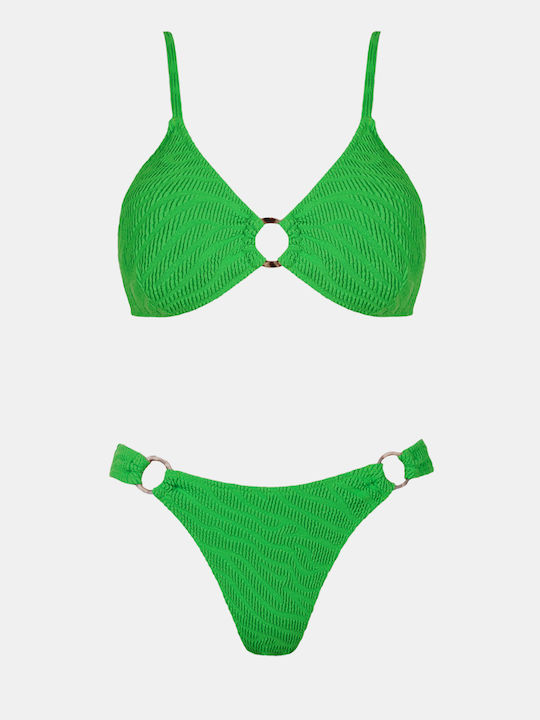 Rock Club Set Bikini με Αφαιρούμενη Ενίσχυση Σμ...