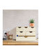 Relaxdays Jewellery Box with Drawer Beige