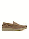 Men's Leather Moccasins Beige