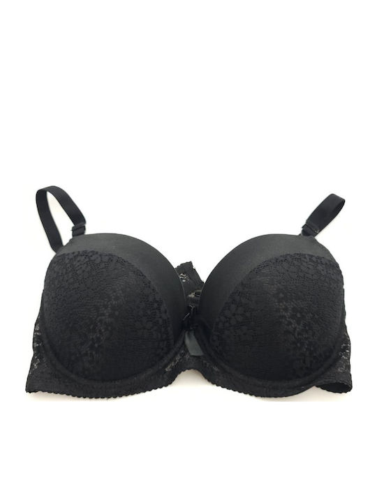Harvest & Cloud Bra with Light Padding Underwire Black