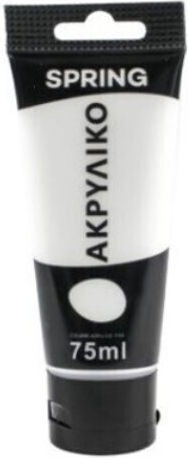 Acrylic Paint Tube 75ml 855 Pearl White