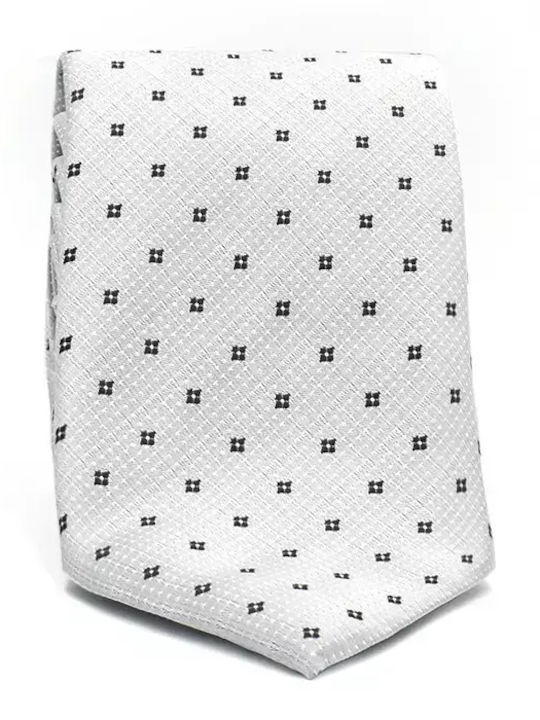 Makis Tselios Fashion Men's Tie Printed in Gray Color