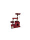 Denik Pets Scratching Post Red 60x40x84cm