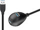 Goobay USB 3.0 Cablu USB-A - USB-A female Negru 1.5m 95918