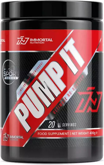 Immortal Nutrition Pump It 400gr 20 Portionen Roter Apfel