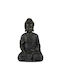 Figurine Decorativă Buddha Simbol Fericire Relaxare 30 X 18 X 11 Cm Anthracit Relaxdays