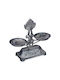 Rustic Decorative Scale 3 Weights 13g 27g 51g Cast Iron 24 X 27 X 10.5 Cm