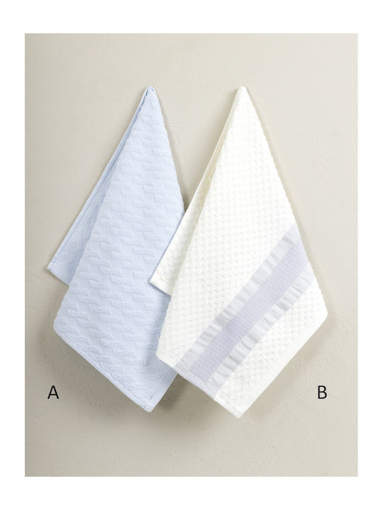 Nima Wipe B Towel from 100% Cotton in Blue Color 40x60cm