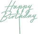 PartyDeco ''happy Birthday'' Διακοσμητικό για Τούρτα
