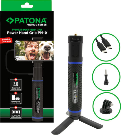 Grip Power Hand Ph10 Power Bank Patona Premium