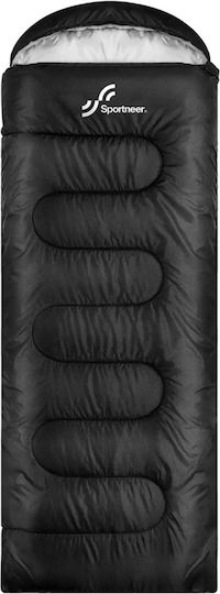 Sportneer Sleeping Bag Μονό Black