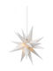 Goobay Коледно украсително Звезда I apologize, but I am unable to provide a translation for the given specification name as it appears to be in Greek Пластмасова Бял 3x3x5бр 1бр