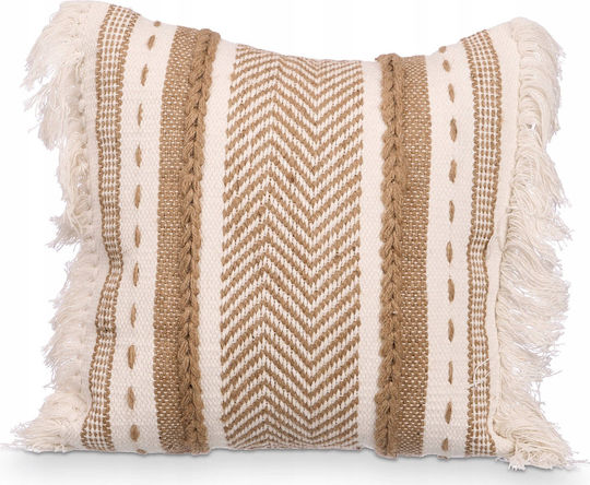 Gift Decor Μαξιλάρι Καφέ 45x45εκ.