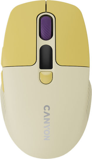 Canyon MW-26 LCD Silent Dual Mode Wireless Mouse Galben