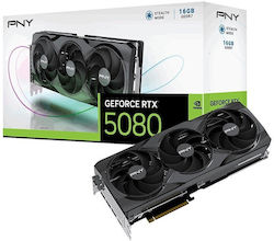 PNY GeForce RTX 5080 16GB Ventilator triplu PNY GeForce RTX 5080 16GB Ventilator triplu