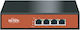 Wi-Tek WI-POC104 L2 PoE Switch με 4 Θύρες Ethernet