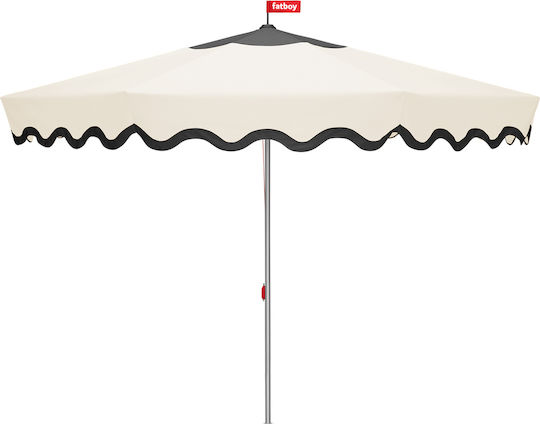 Aluminum Ecru Garden & Terrace Parasol 3.5x3.5m