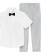 Kids' Set with Pants Summer 2pcs White