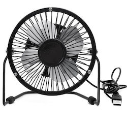 Kikkerland Ventilator Birou Argintiu US143-SI Kikkerland Ventilator Birou Argintiu US143-SI