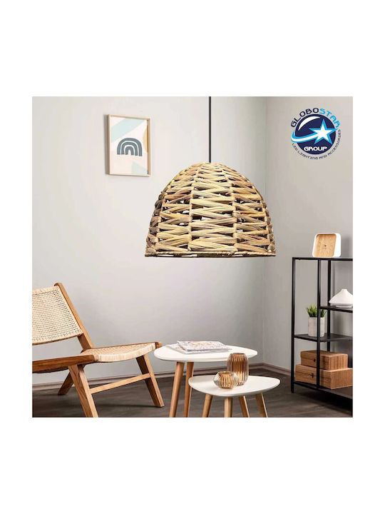 GloboStar Meka Pendant Light Beige Boho Bell wi...