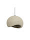 GloboStar Stone Pendant Light Gray Bell with Socket E27 35x31x26cm