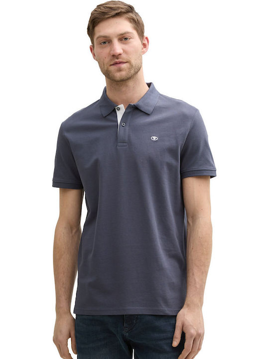 Tom Tailor Basic Polo Μπλούζα Κοντομάνικη Gray