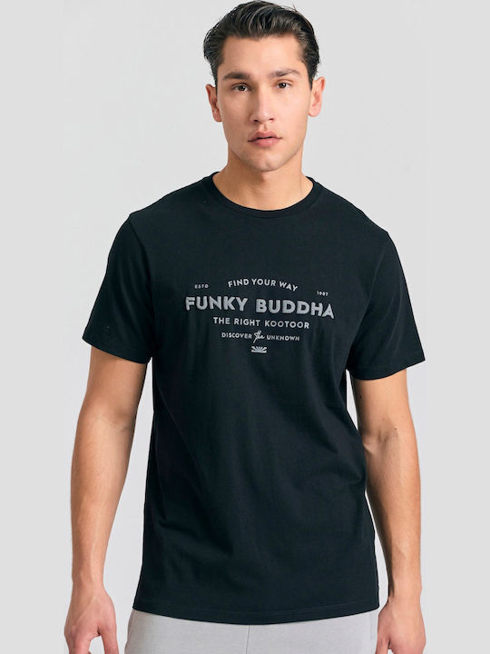 Funky Buddha T-shirt Μαύρο