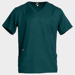 Be Unique Unisex Petrol Blue Medical Blouse