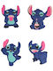 Crocs Jibbitz Broschen Stitch Blau 4 Stück