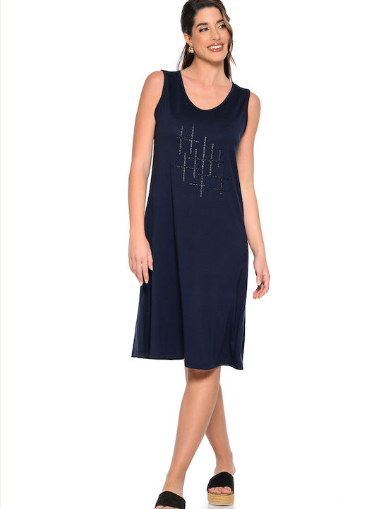 Summer Midi Dress Blue