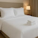 Set 10 Hotel Pillowcases Striped 70x52cm.
