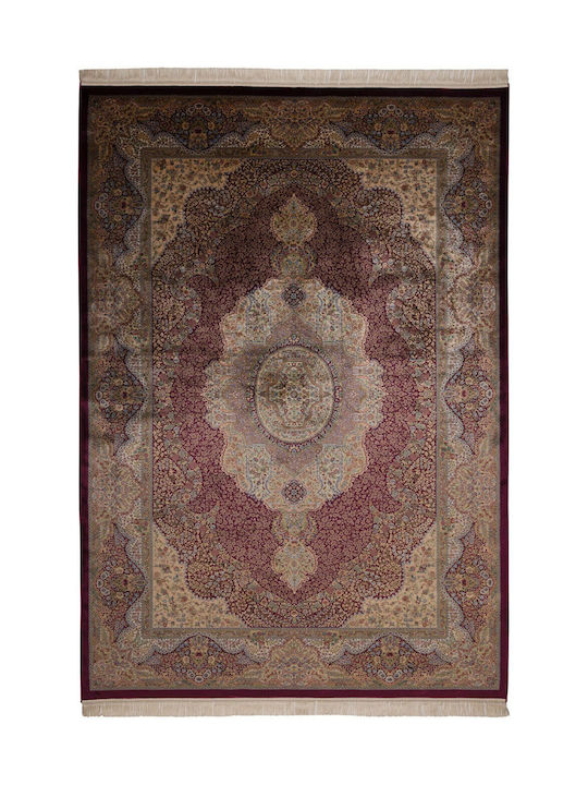 Βιοκαρπέτ Qum 2106b Χαλί Ορθογώνιο Bordo 240x340cm