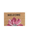 Relaxdays Covor de Intrare din Cocos cu Suport Antiderapant Multicolor 60x40buc Grosime 15mm