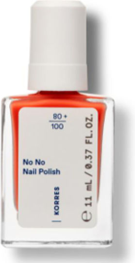 Korres No No Гланц Лак За Нокти Дълготраен 43 Summer Peach 11ml
