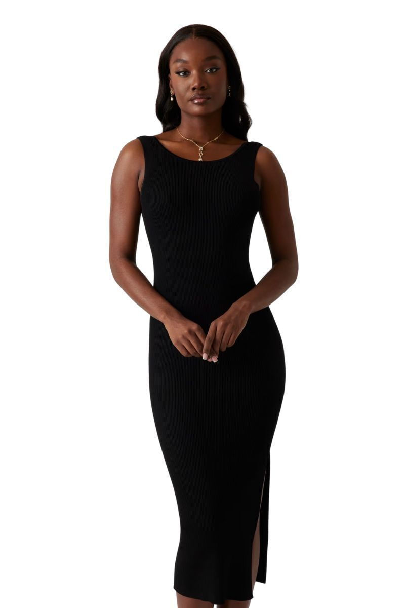 Guess Maxi Dress with Slit Black W5GK47Z3L10-JBLK | Skroutz.mt