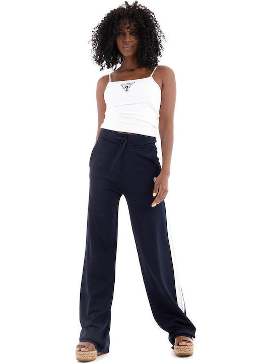 High Waist Sweatpants Navy Blue
